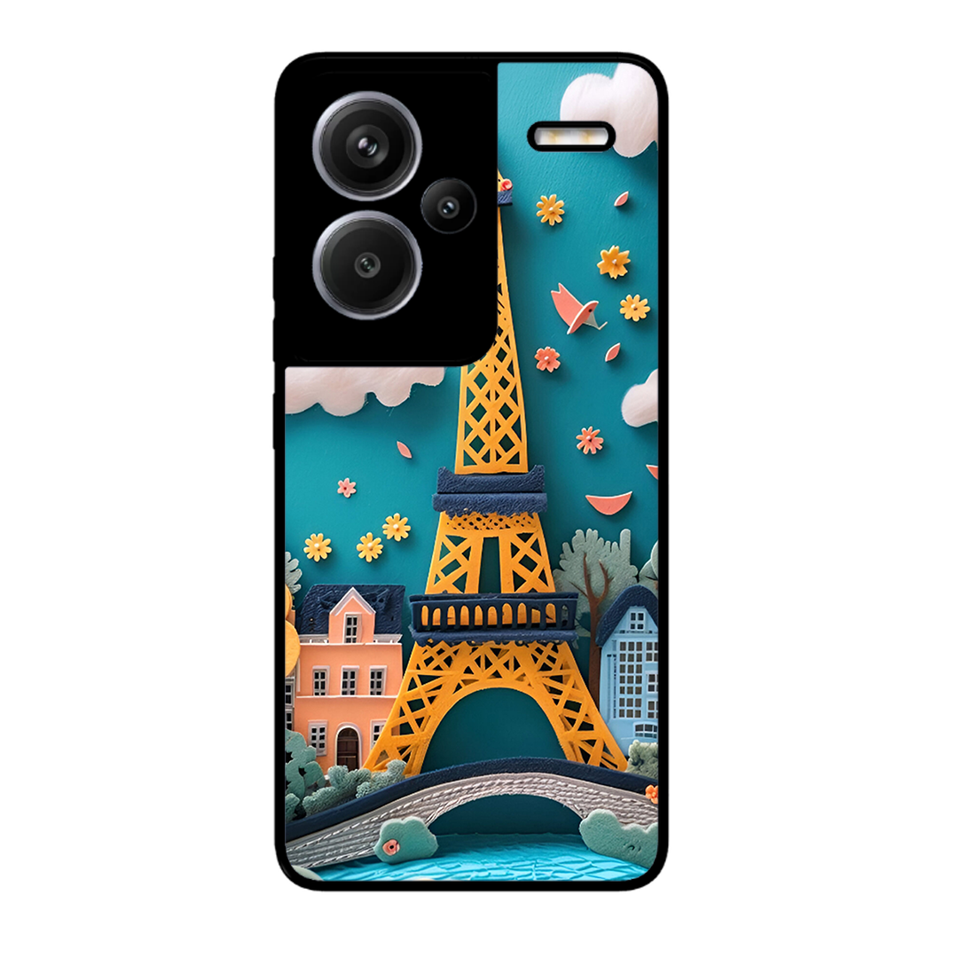Eiffel Tower Printed Protective Phone Cover forXiaomi Redmi Note 13 Pro Plus 5G