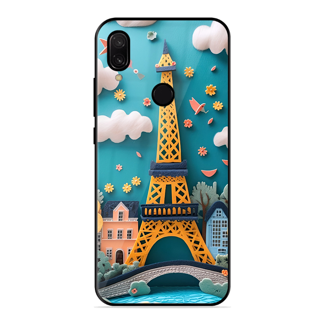 Eiffel Tower Printed Protective Phone Cover forXiaomi Redmi Y3