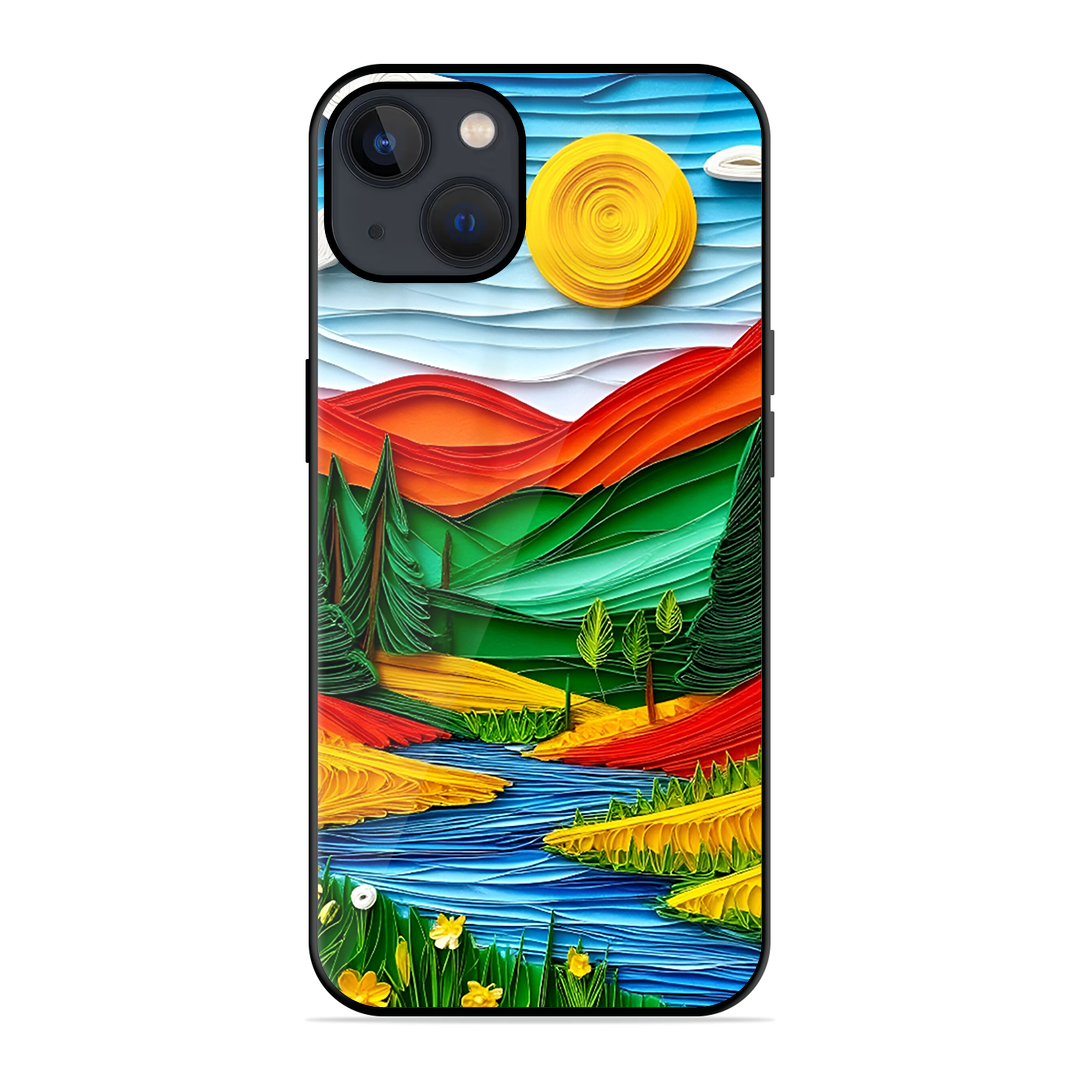 Lake Beauty Printed Protective Phone Cover for iPhone 13