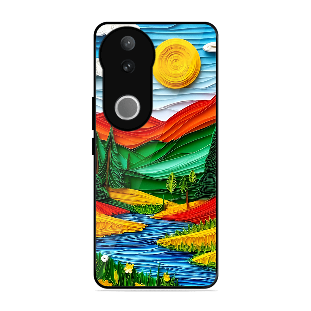 Lake Beauty Printed Protective Phone Cover for Iqoo Z10R 5G