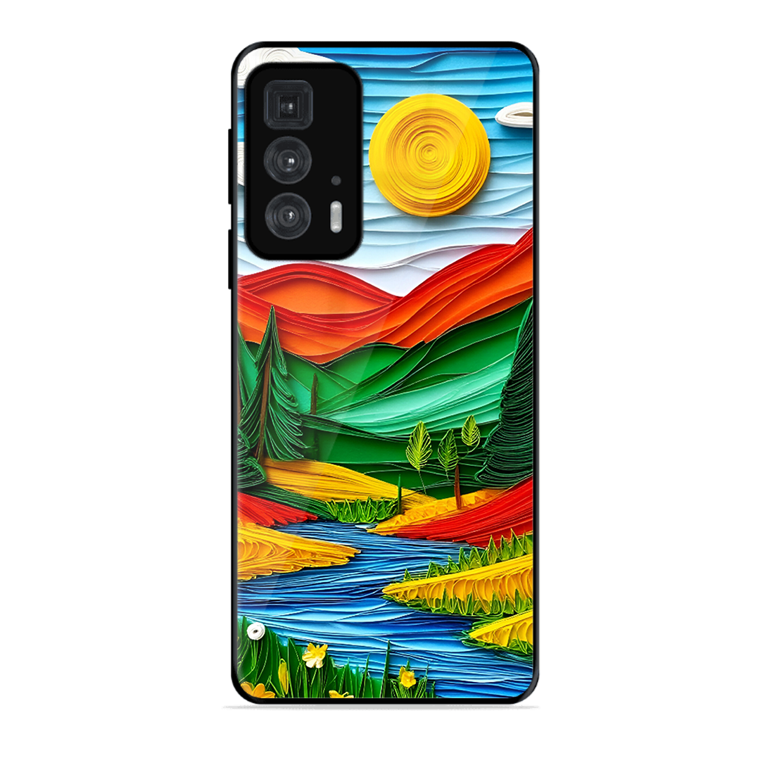 Lake Beauty Printed Protective Phone Cover for Motorola Edge 20 Pro