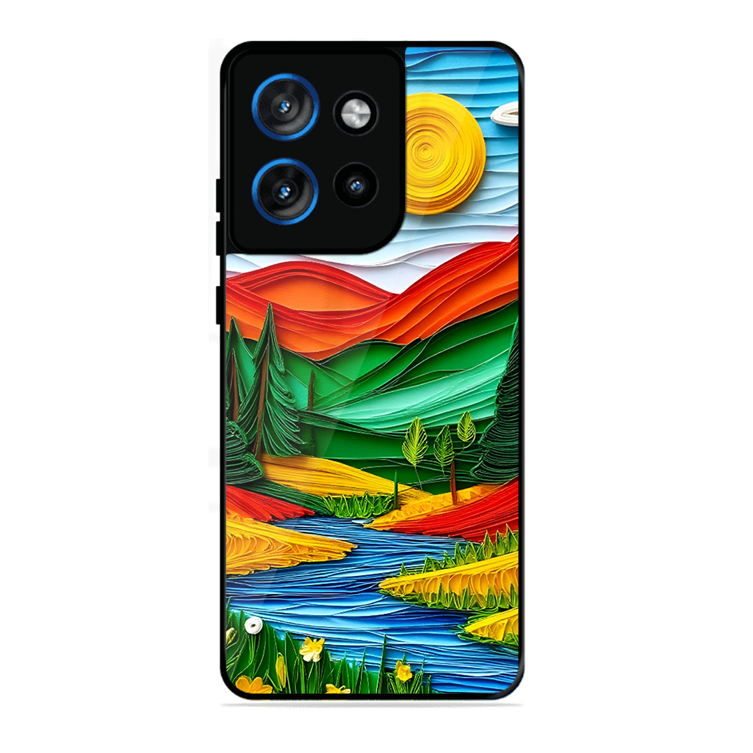 Lake Beauty Printed Protective Phone Cover for Motorola Moto Edge 50 Neo 5G