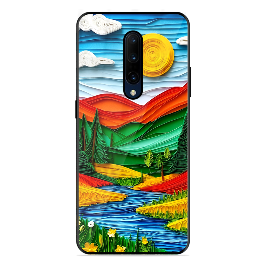 Lake Beauty Printed Protective Phone Cover for Oneplus 7 Pro