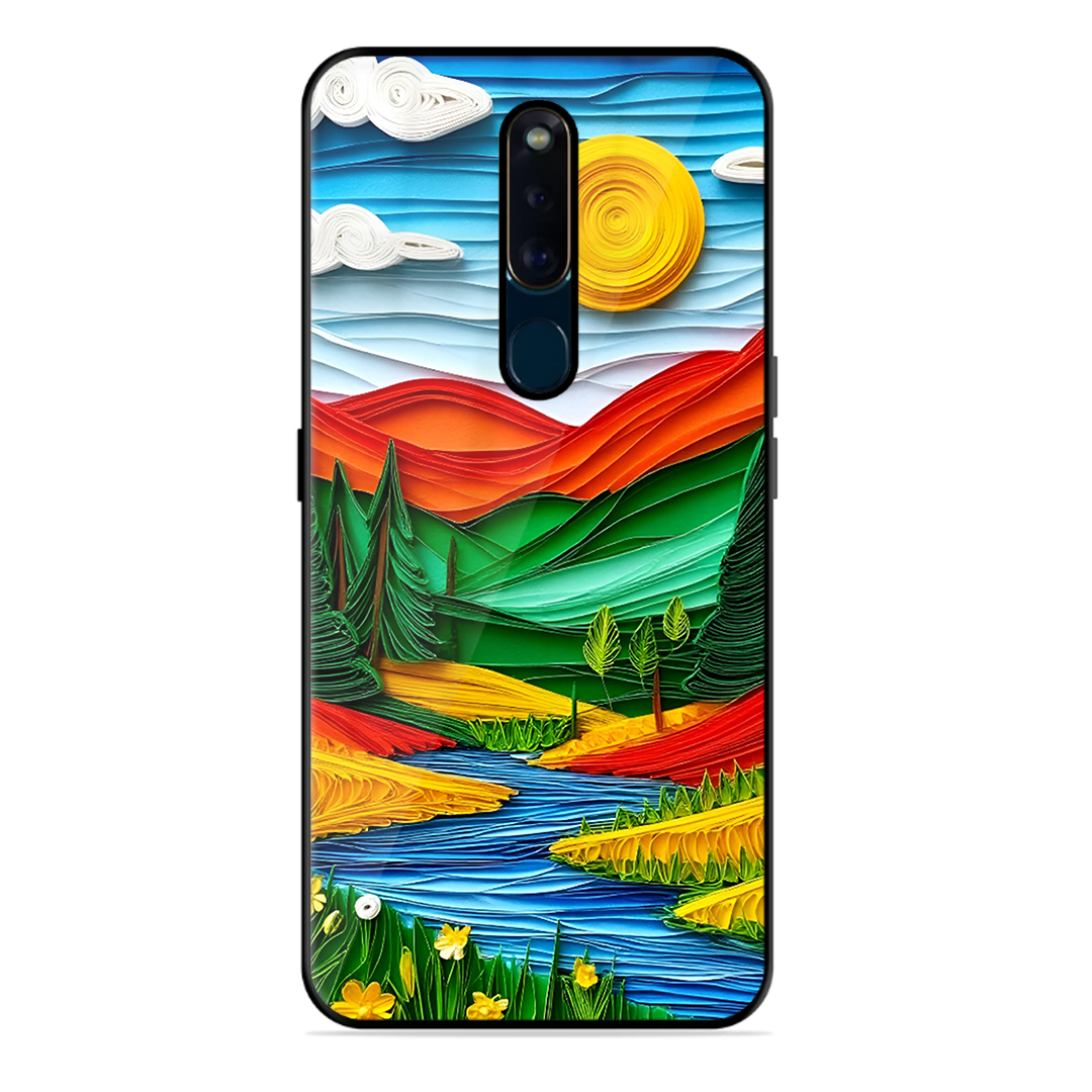 Lake Beauty Printed Protective Phone Cover for Oppo F11 Pro