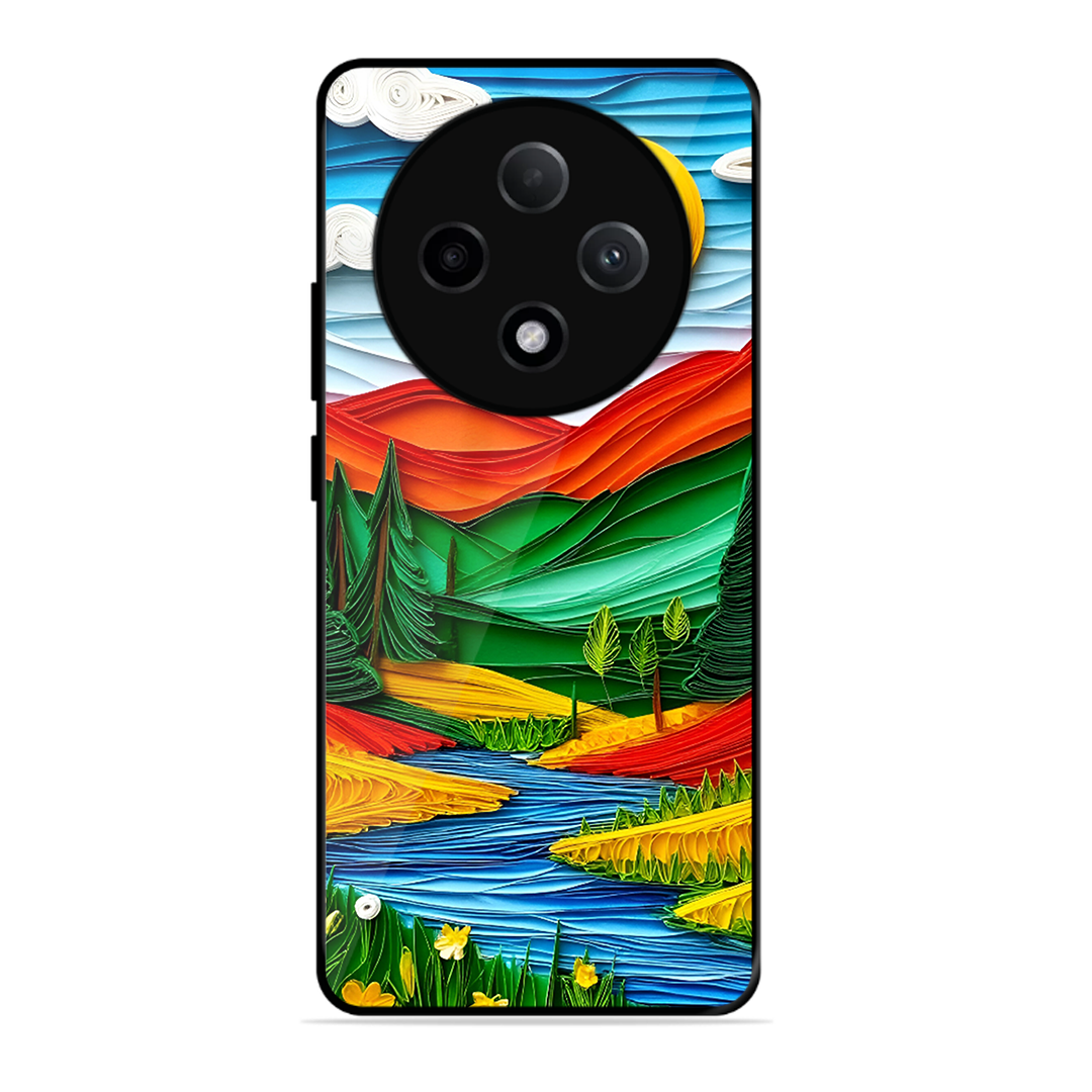 Lake Beauty Printed Protective Phone Cover for Oppo F27 Pro Plus 5G