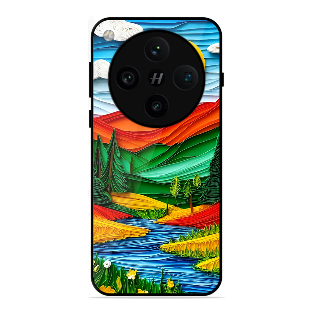 Lake Beauty Printed Protective Phone Cover for Oppo Find X8 Pro
