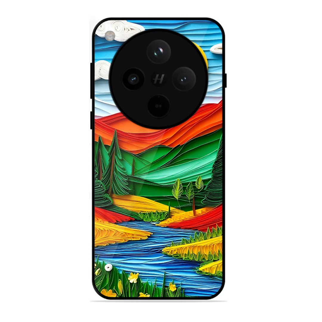 Lake Beauty Printed Protective Phone Cover for Oppo Find X8