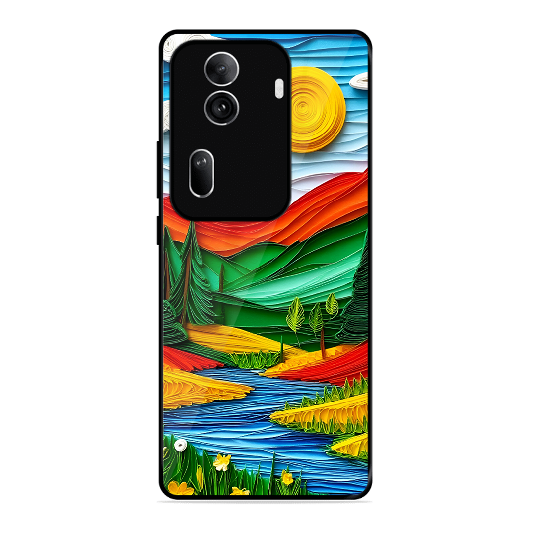 Lake Beauty Printed Protective Phone Cover for Oppo Reno 11 Pro 5G