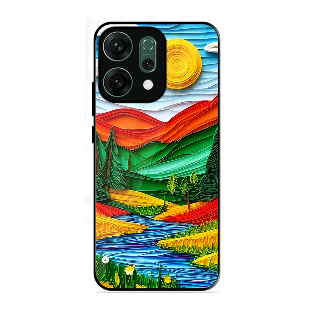 Lake Beauty Printed Protective Phone Cover for Oppo Reno 14 5G