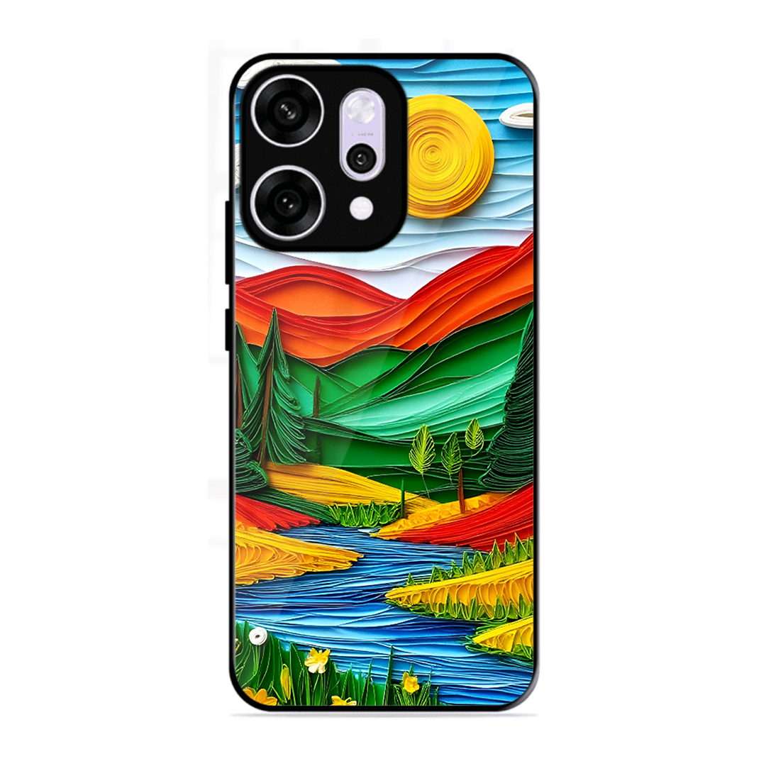 Lake Beauty Printed Protective Phone Cover for Oppo Reno 14 Pro 5G
