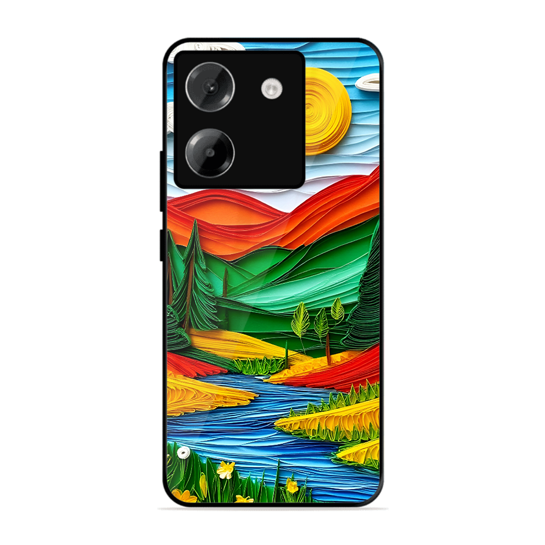 Lake Beauty Printed Protective Phone Cover for Poco M7 Pro 5G
