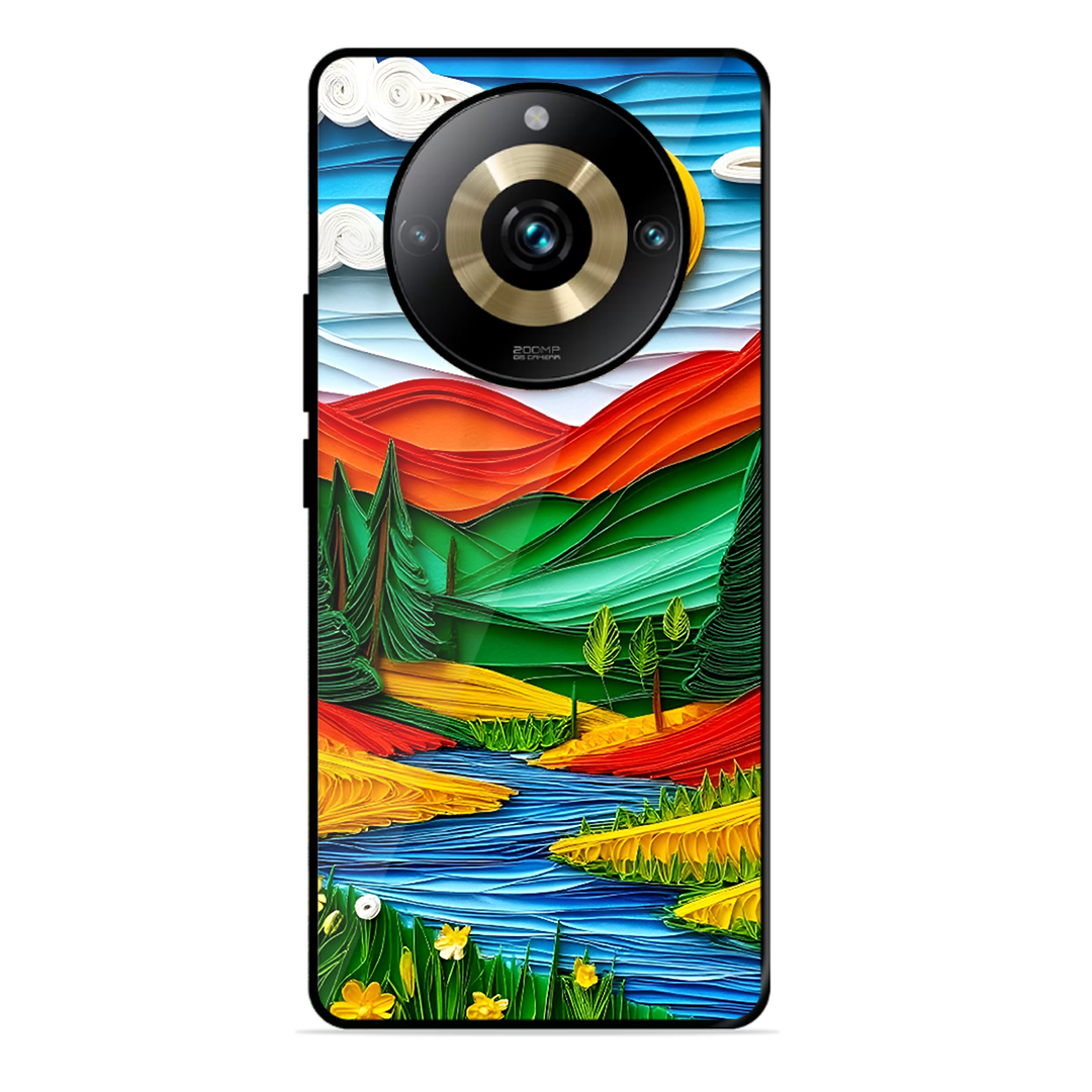 Lake Beauty Printed Protective Phone Cover for Realme 11 Pro Plus 5G