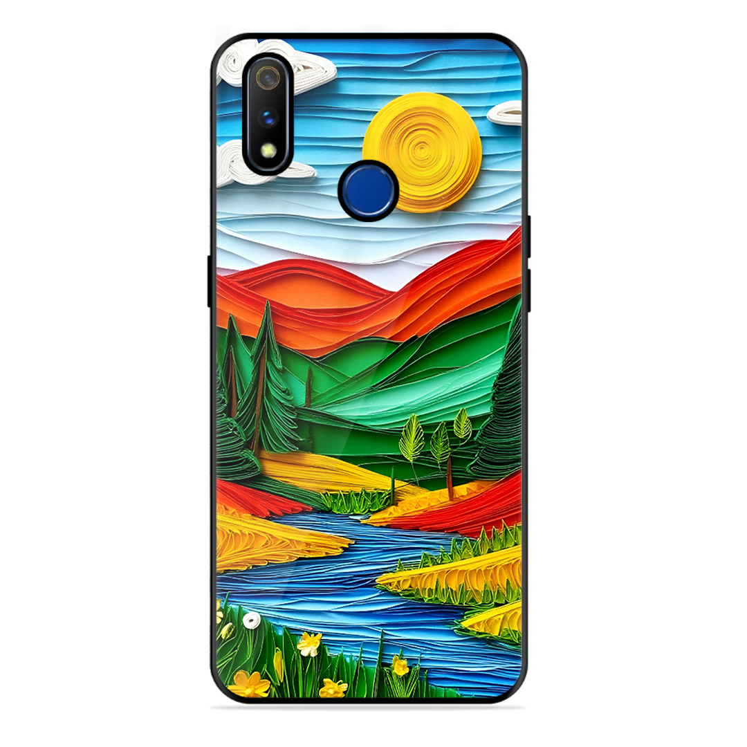 Lake Beauty Printed Protective Phone Cover for Realme 3 Pro