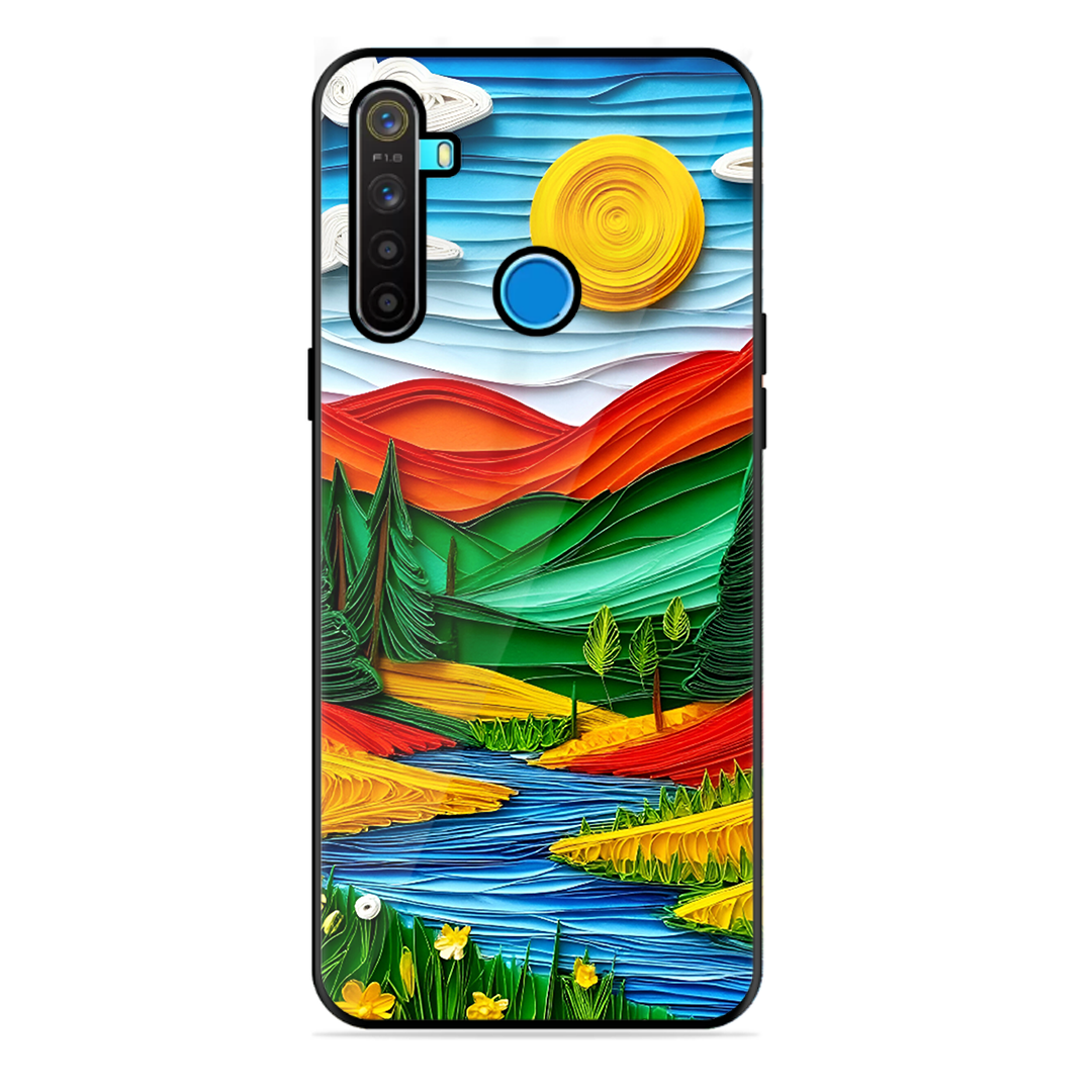 Lake Beauty Printed Protective Phone Cover for Realme 5