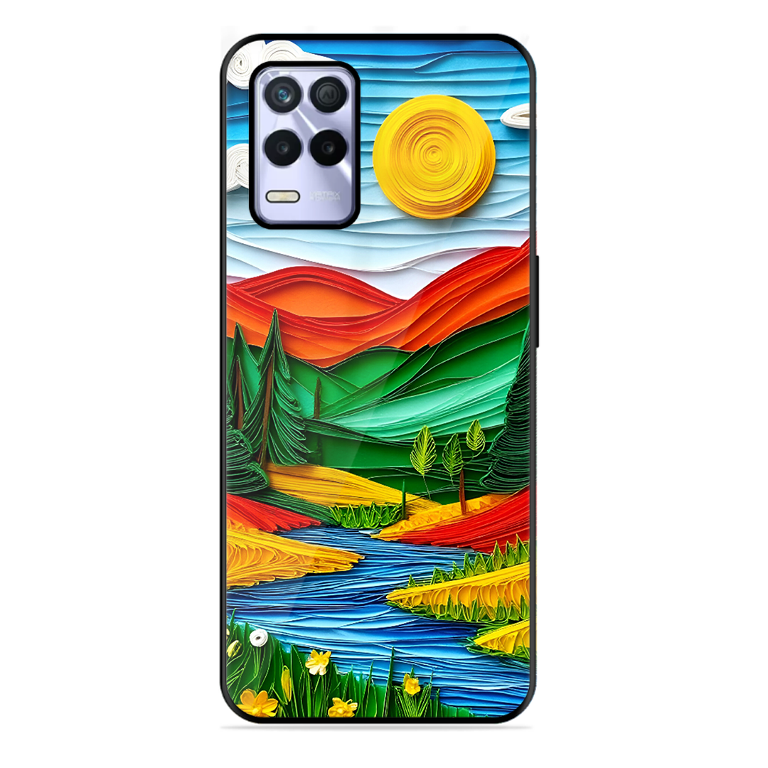 Lake Beauty Printed Protective Phone Cover for Realme 8S 5G