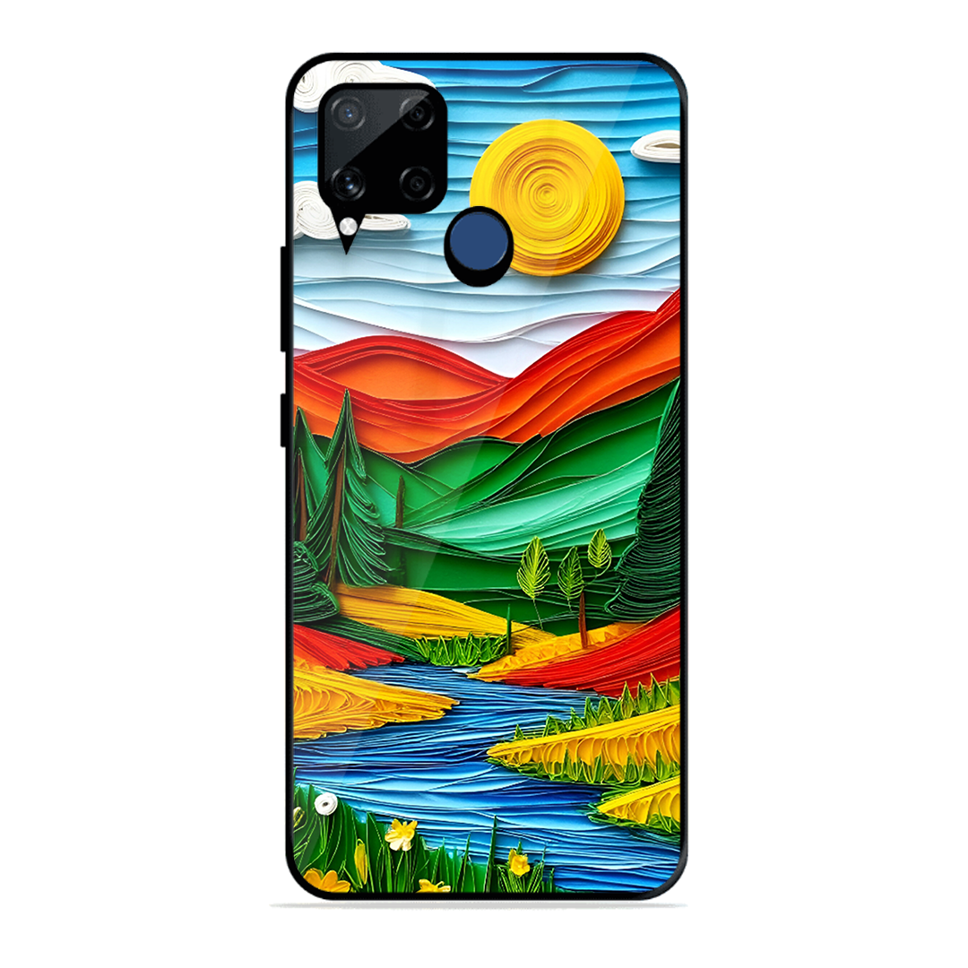 Lake Beauty Printed Protective Phone Cover for Realme C15