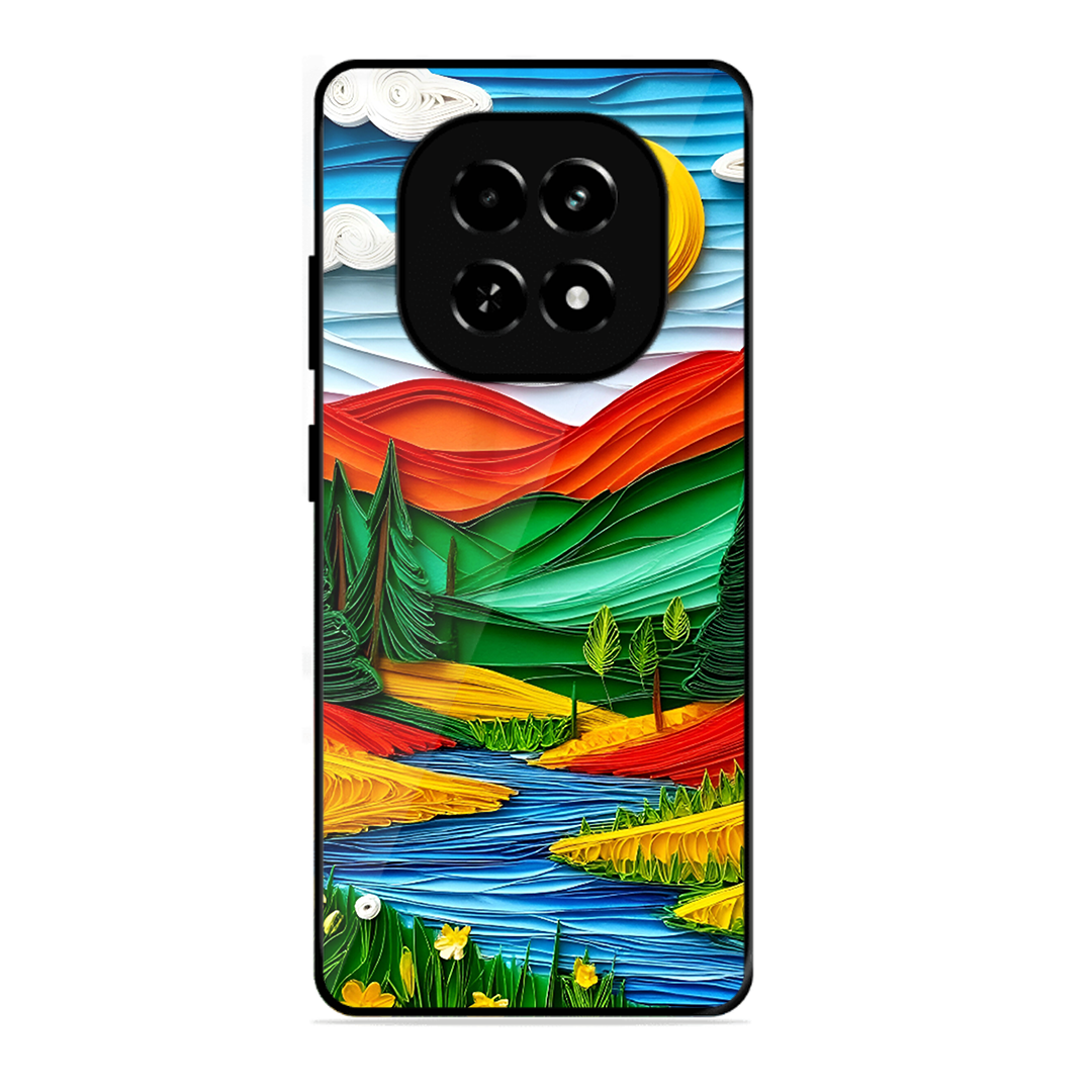Lake Beauty Printed Protective Phone Cover for Realme C63 5G