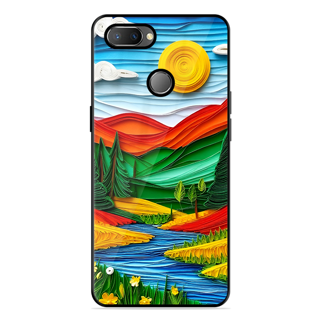 Lake Beauty Printed Protective Phone Cover for Realme U1