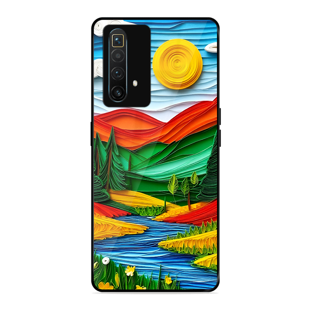 Lake Beauty Printed Protective Phone Cover for Realme X3 Superzoom