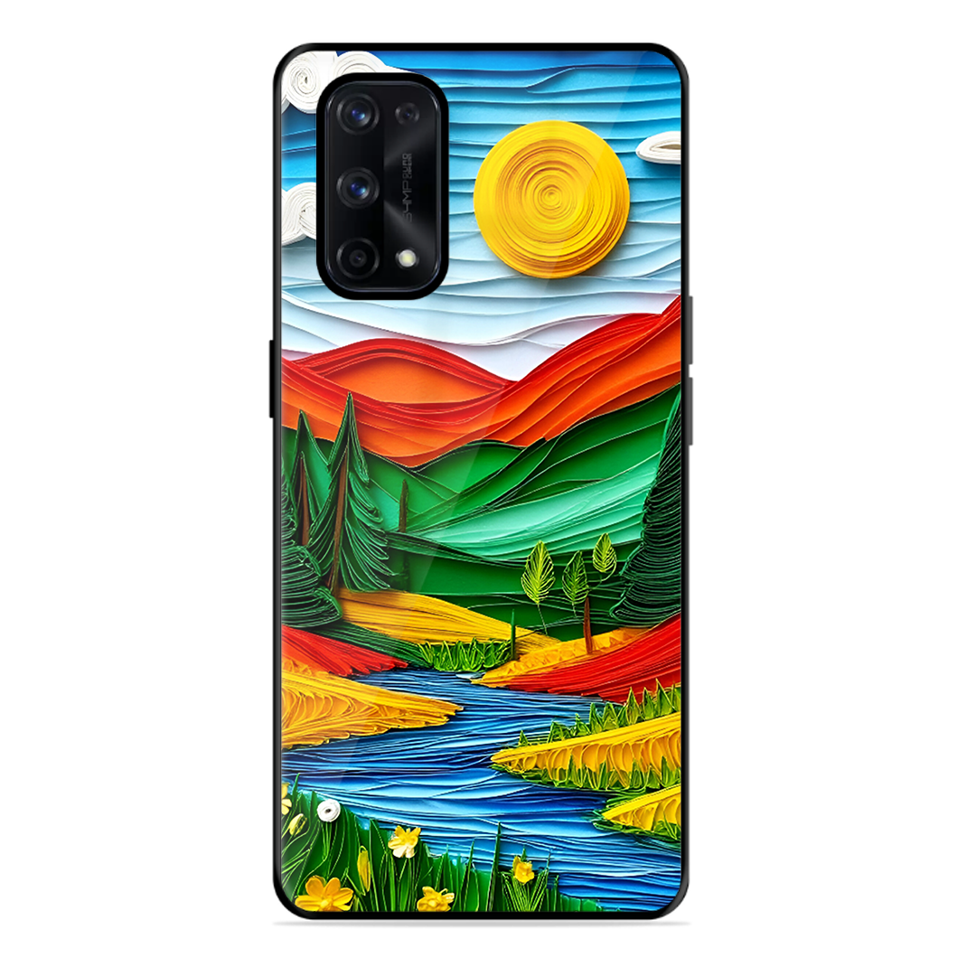 Lake Beauty Printed Protective Phone Cover for Realme X7 Pro 5G