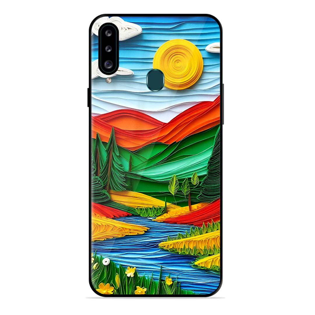 Lake Beauty Printed Protective Phone Cover for Samsung Galaxy A20S