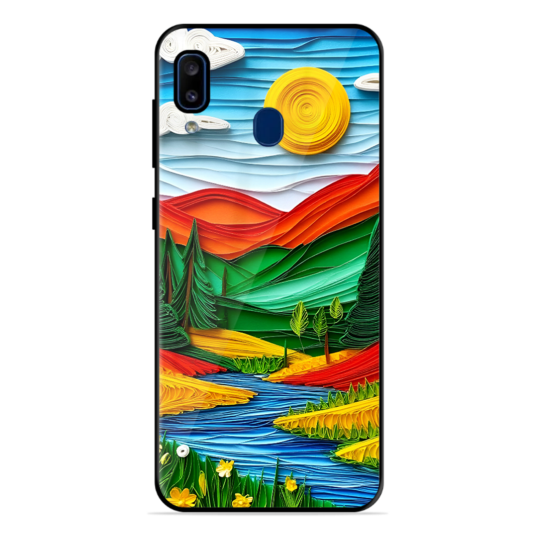 Lake Beauty Printed Protective Phone Cover for Samsung Galaxy A20
