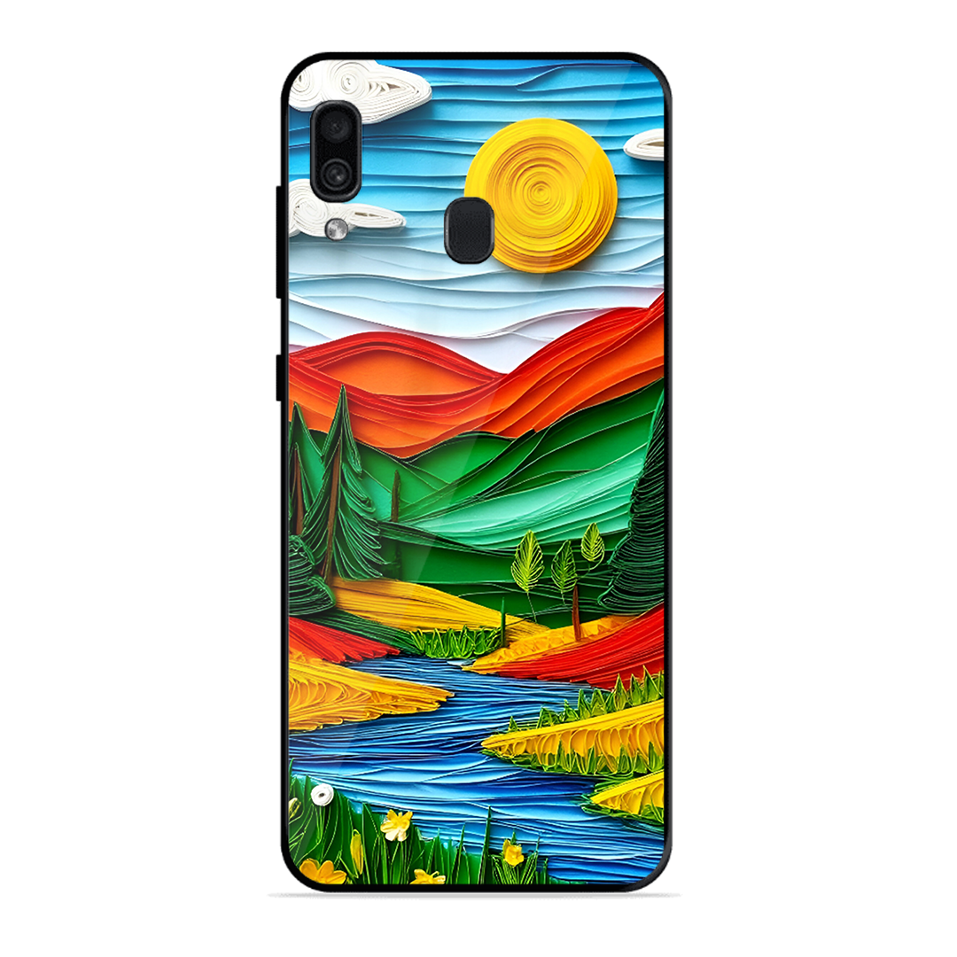 Lake Beauty Printed Protective Phone Cover for Samsung Galaxy A30
