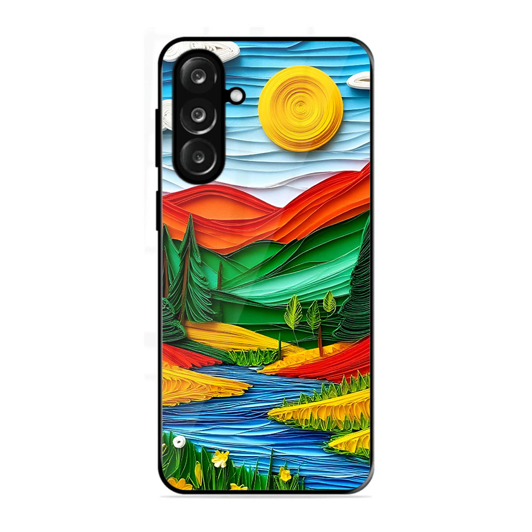 Lake Beauty Printed Protective Phone Cover for Samsung Galaxy F36 5G