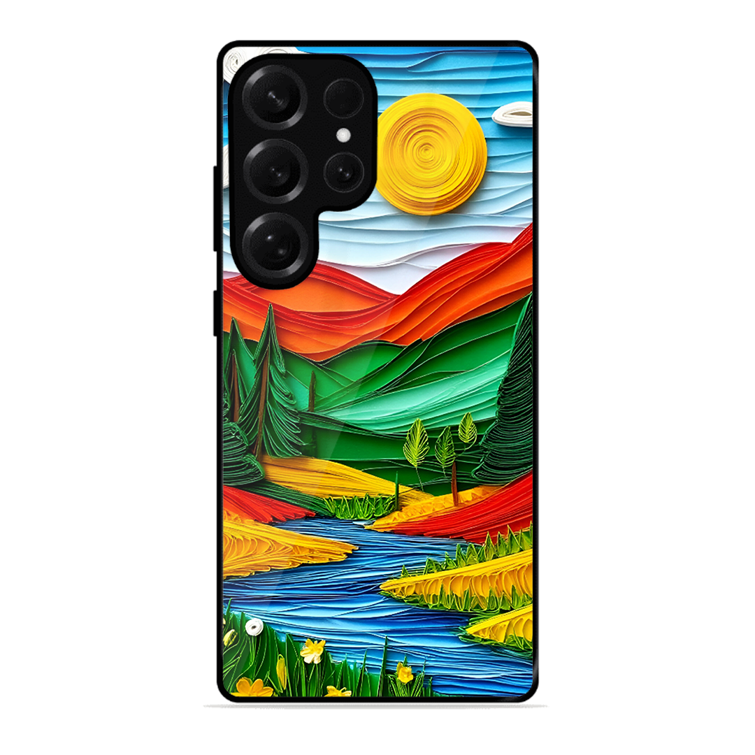 Lake Beauty Printed Protective Phone Cover for Samsung Galaxy S25 Ultra 5G