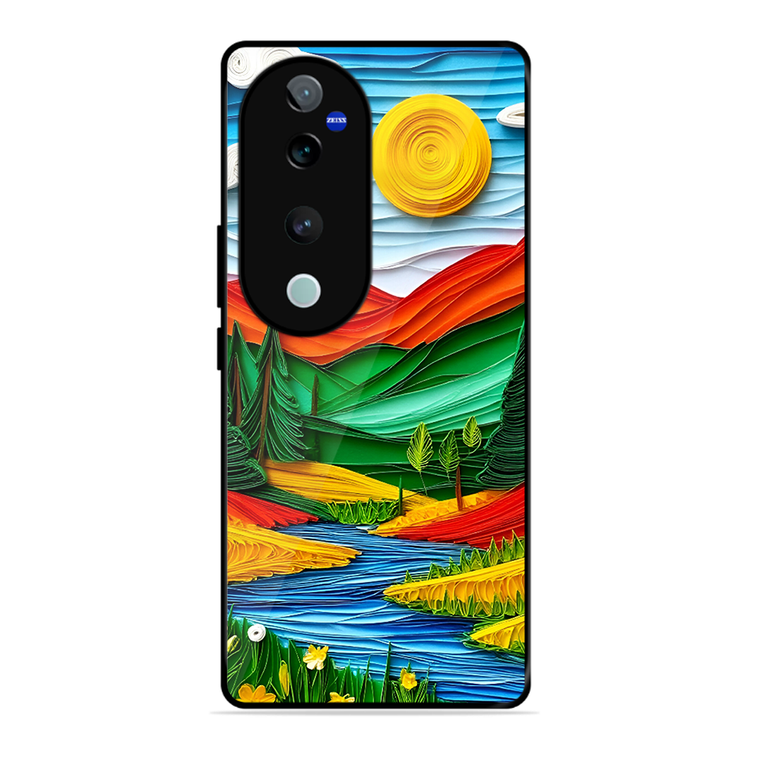 Lake Beauty Printed Protective Phone Cover for Vivo T3 Ultra 5G