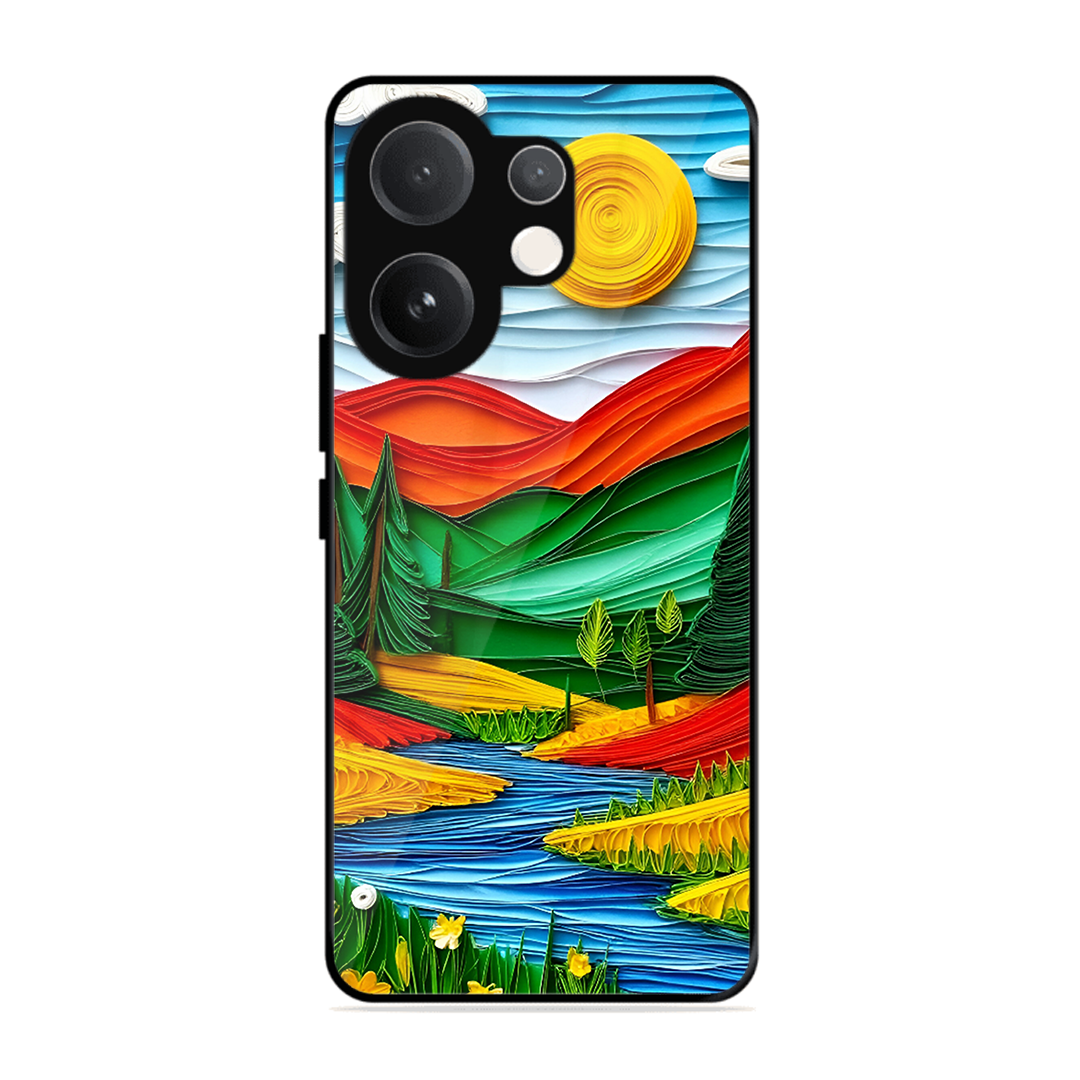 Lake Beauty Printed Protective Phone Cover for Vivo T4 Pro 5G