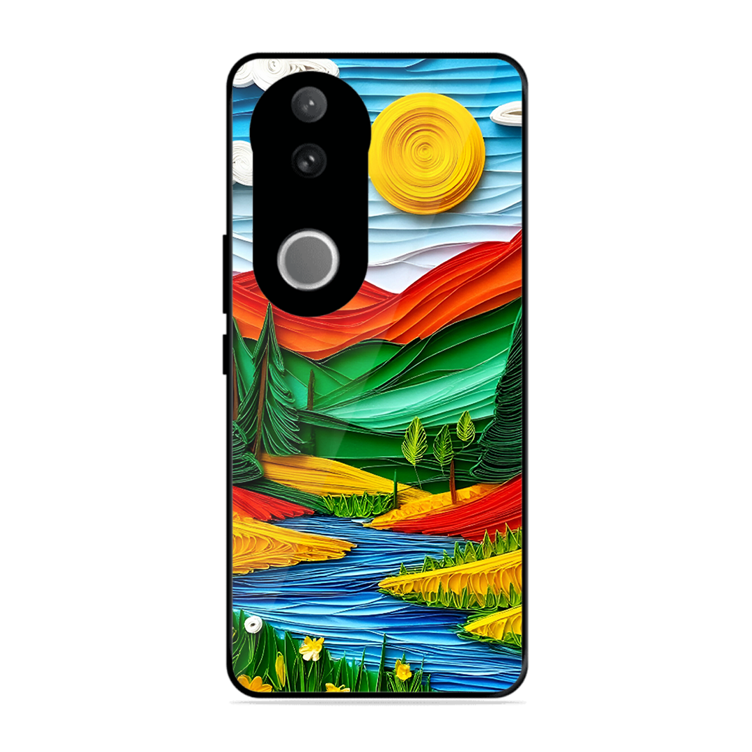 Lake Beauty Printed Protective Phone Cover for Vivo T4R 5G