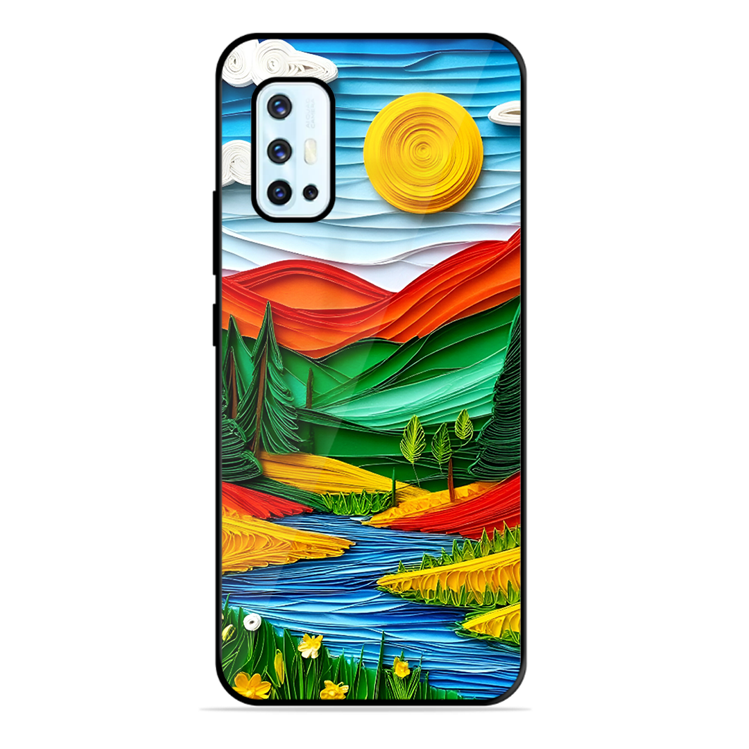 Lake Beauty Printed Protective Phone Cover for Vivo V17