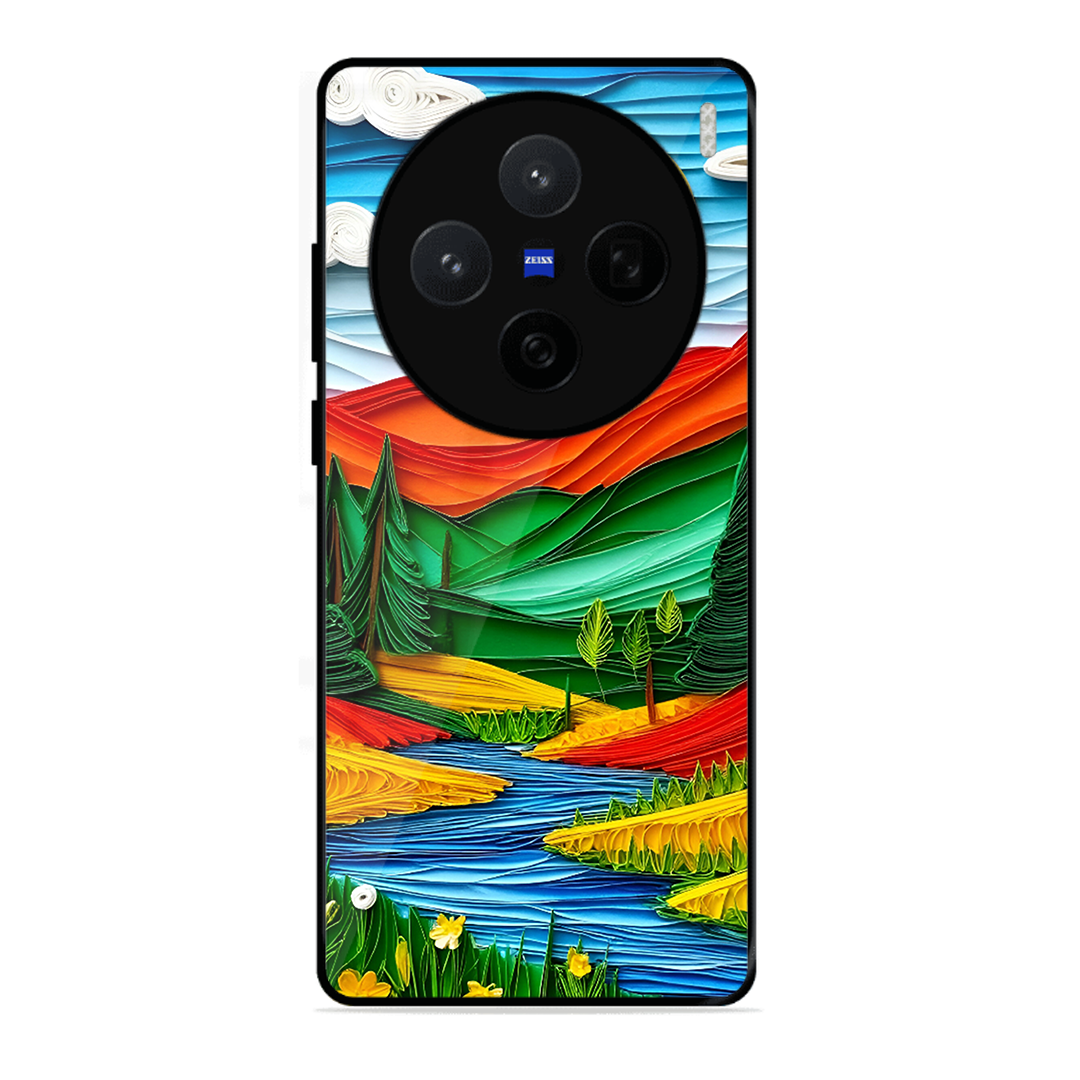 Lake Beauty Printed Protective Phone Cover for Vivo X200 5G