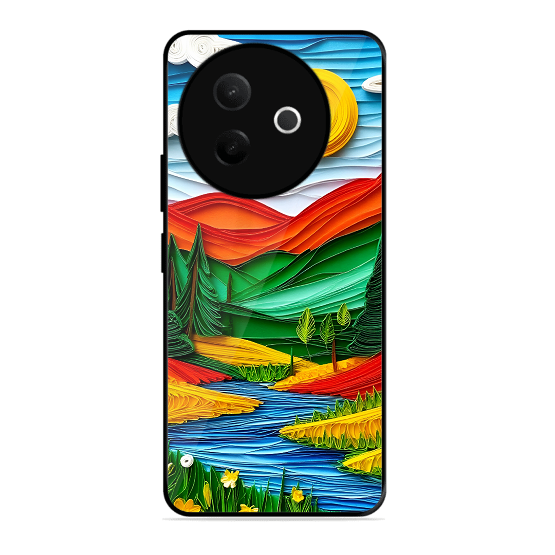 Lake Beauty Printed Protective Phone Cover for Vivo Y39 5G