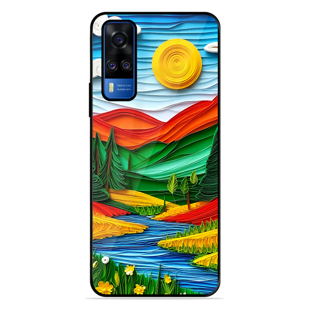 Lake Beauty Printed Protective Phone Cover for Vivo Y51