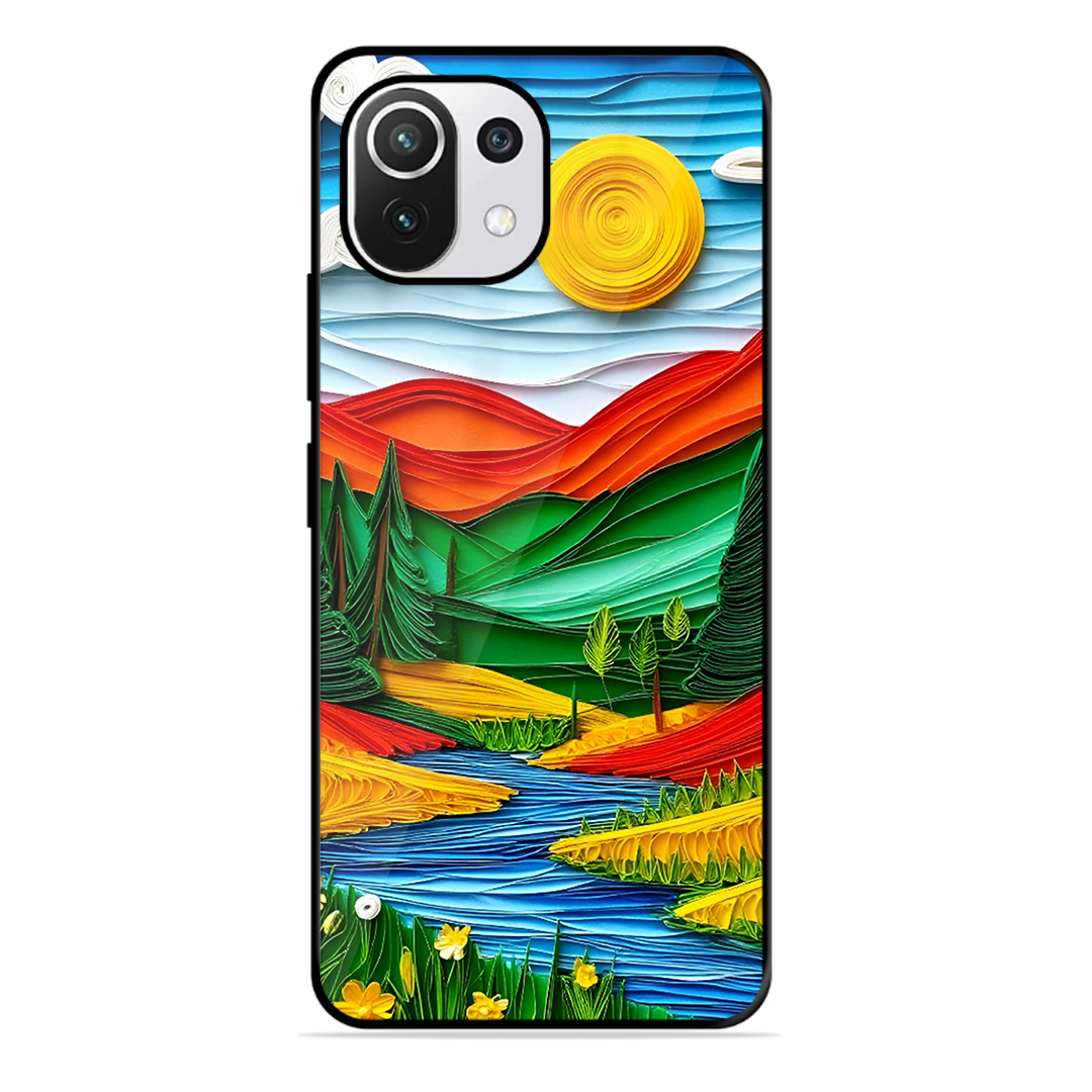 Lake Beauty Printed Protective Phone Cover for Xiaomi Mi 11 Lite Ne 5G