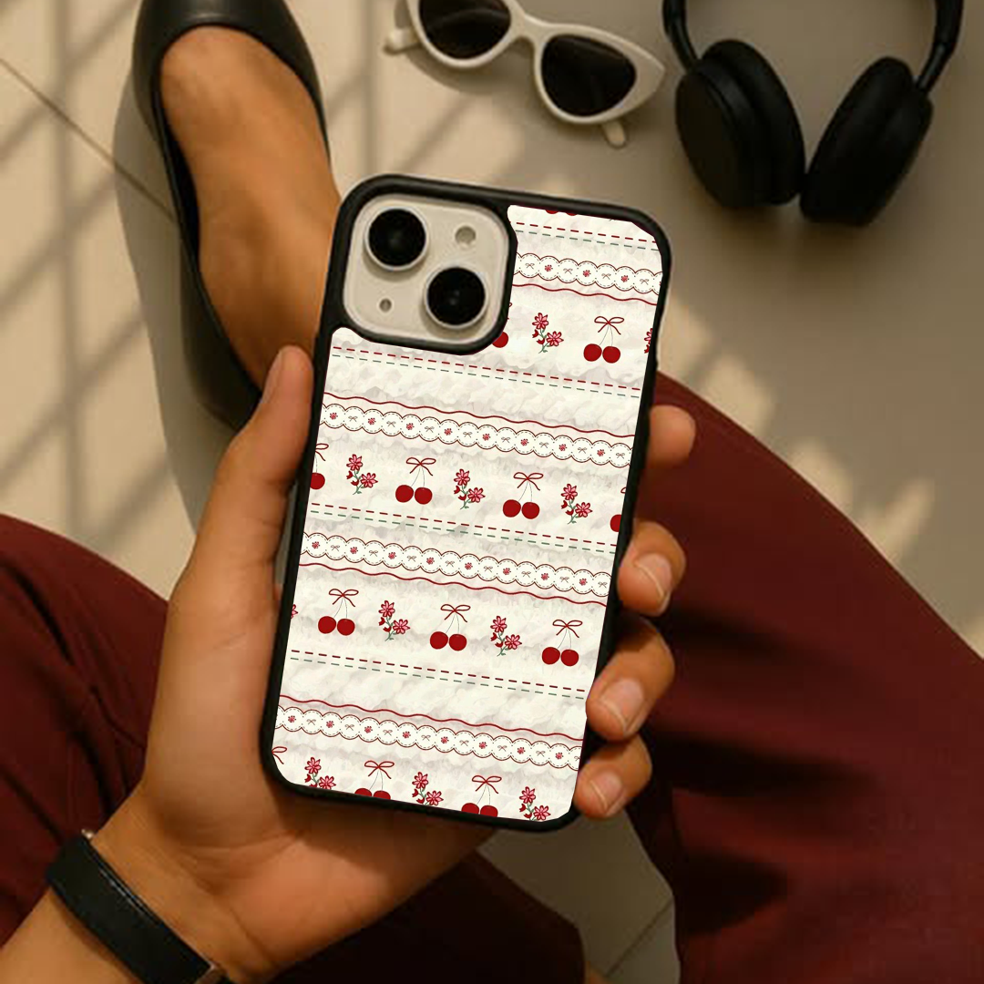 Sweater Berry Blush Burgundy Printed Protective Case