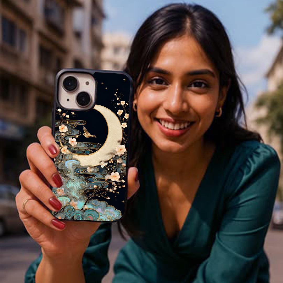 Sparkle Moon Protective Phone case