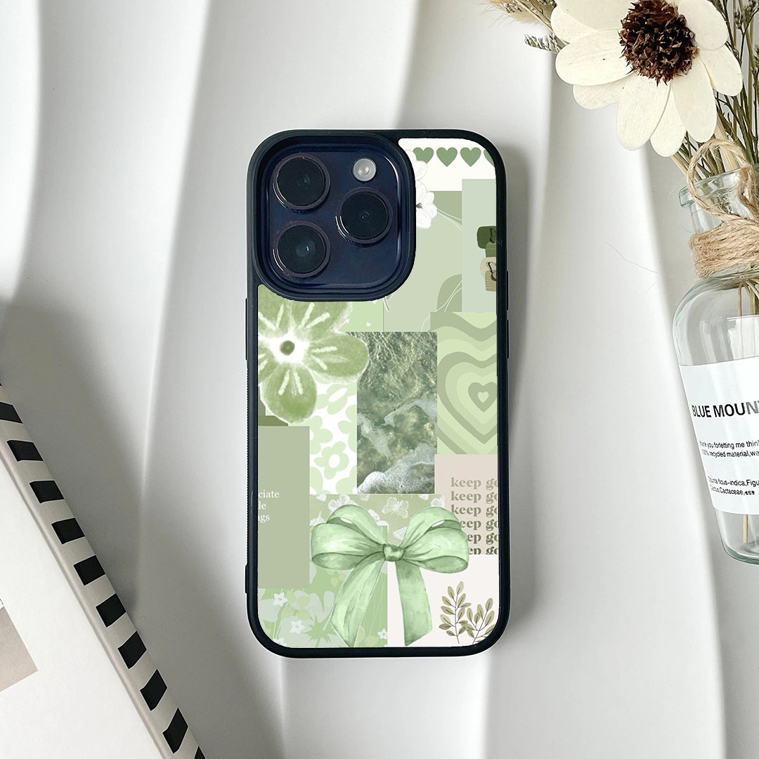 Go Green Pastel Printed Protective Case