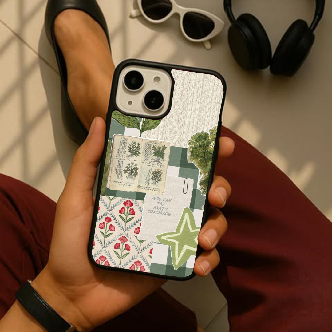 Green Pastel You can Try Again Printed Protective Case