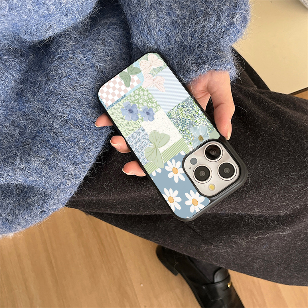 Floral Green Pastel Printed Protective Case