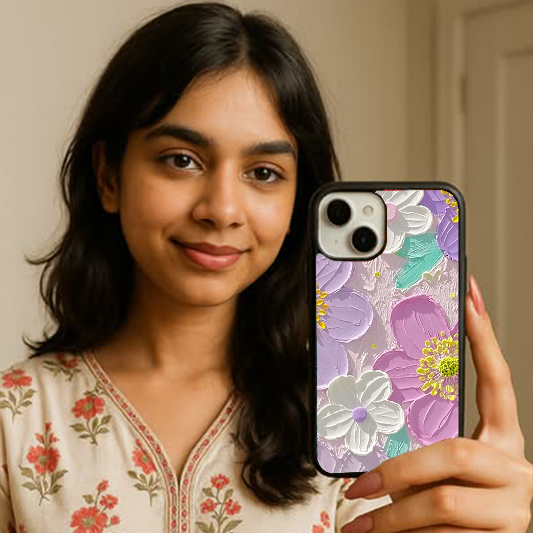 Blush Bloom Floral Acrylic Printed Protective Case