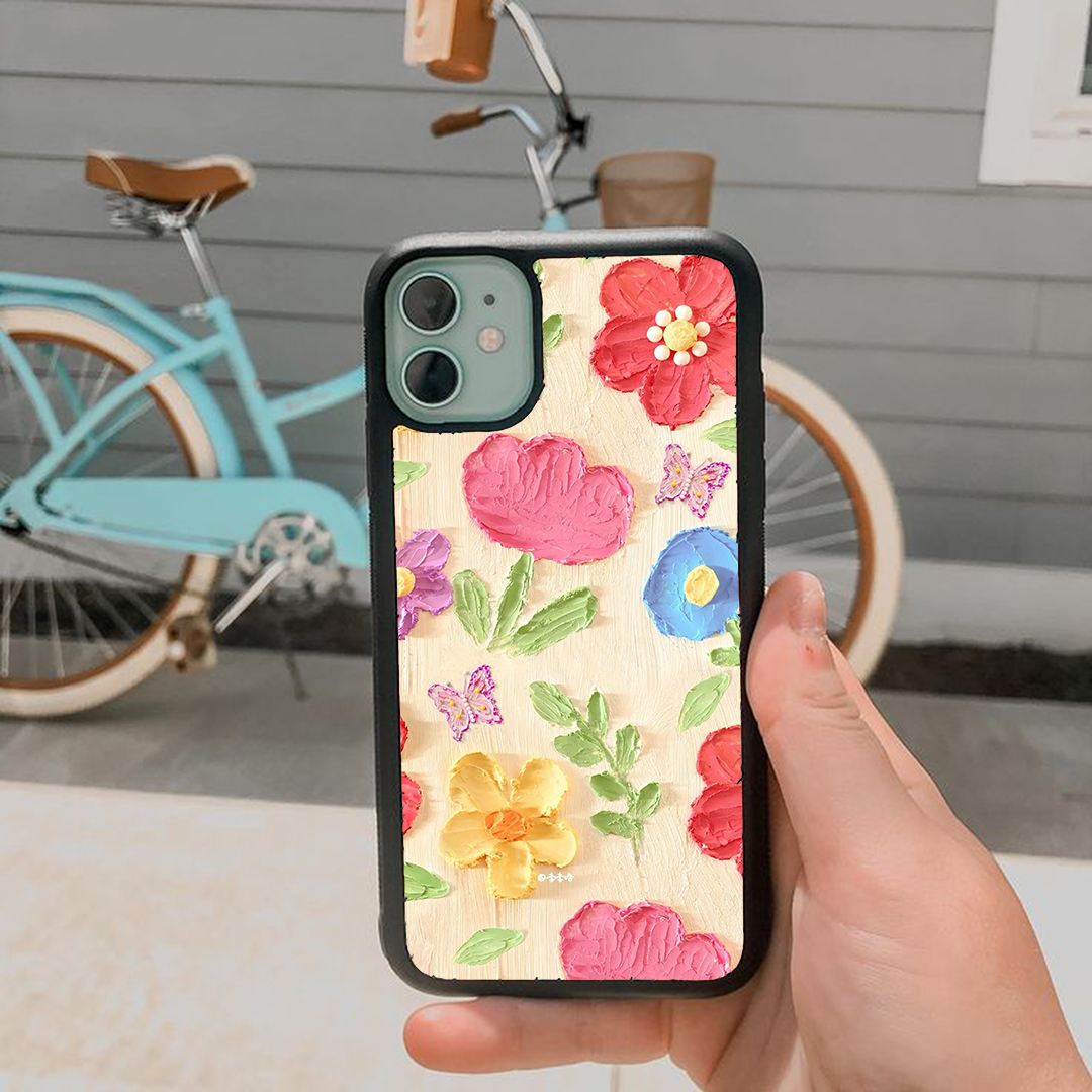 Blush Bloom Floral Acrylic Printed Protective Case