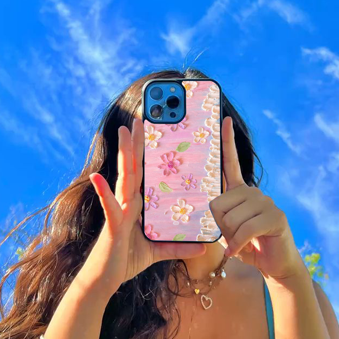 Meadow Aura Floral Acrylic Printed Protective Case