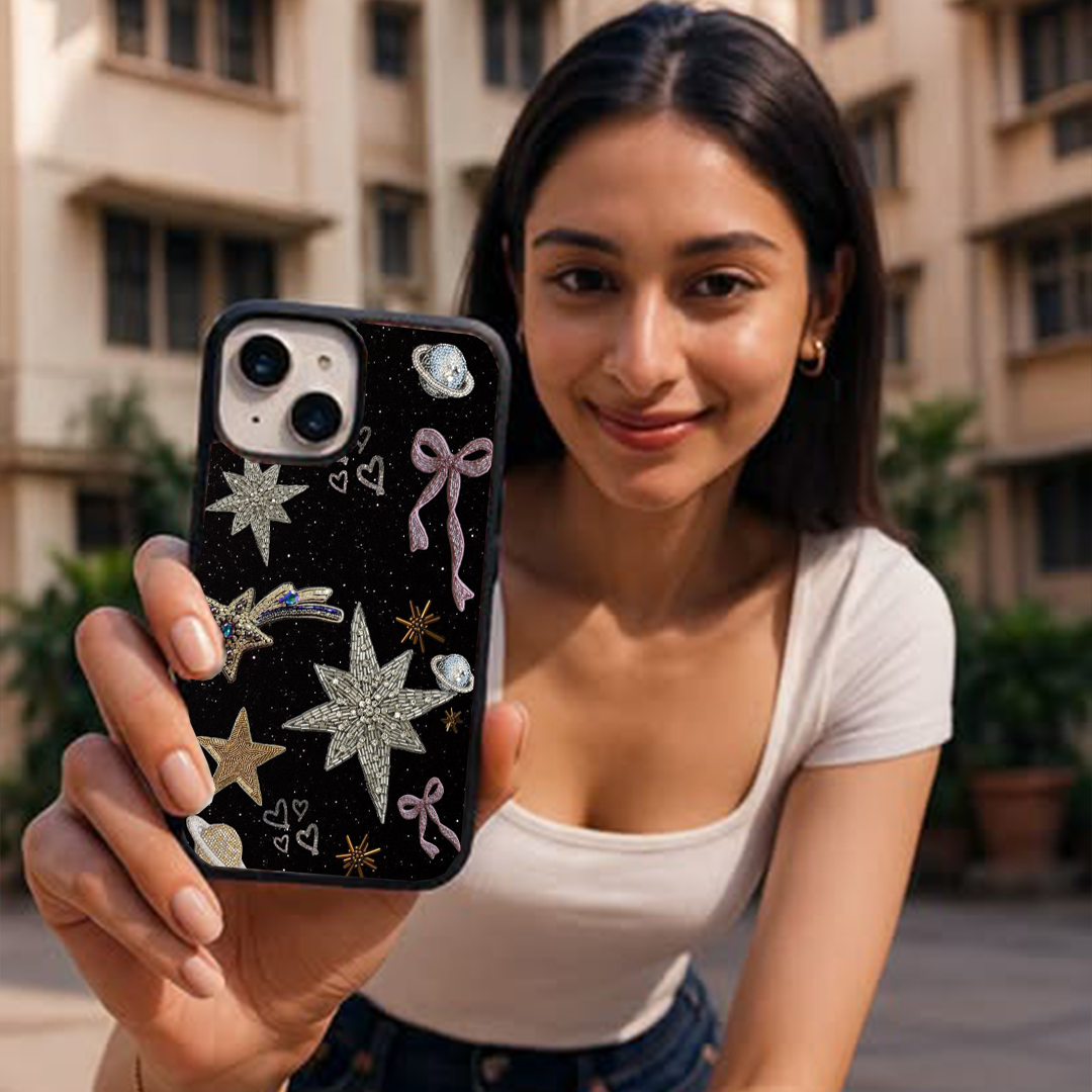 Shining Tri Star Galactic Charm Printed Protective Case
