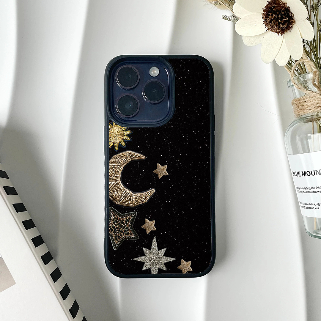 Moon Light Galactic Charm Printed Protective Case