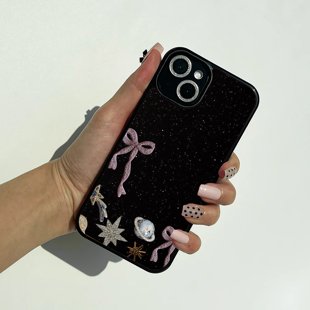 Galaxy Bow Galactic Charm Printed Protective Case
