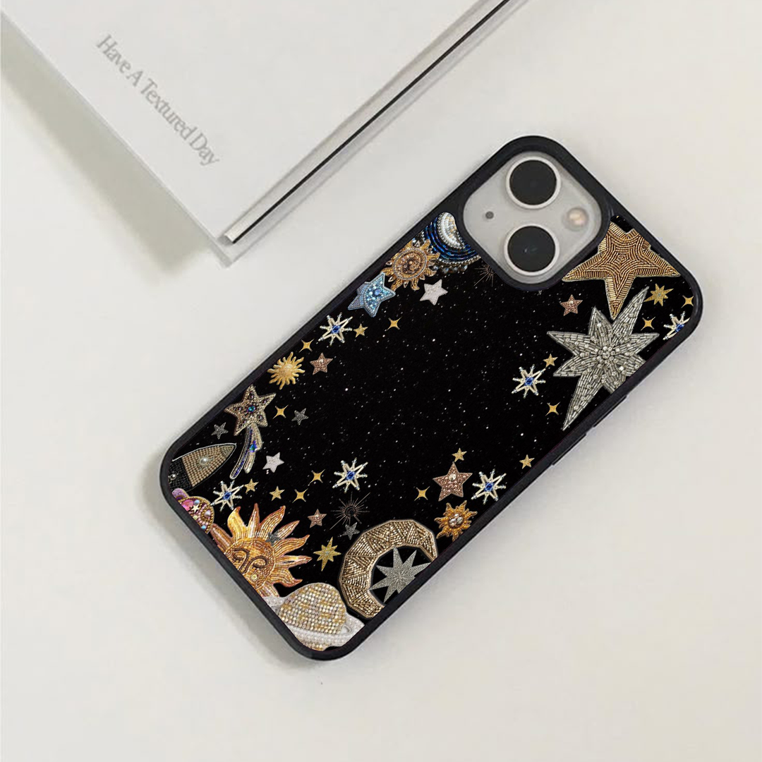 Moon Light Starts Galactic Charm Printed Protective Case