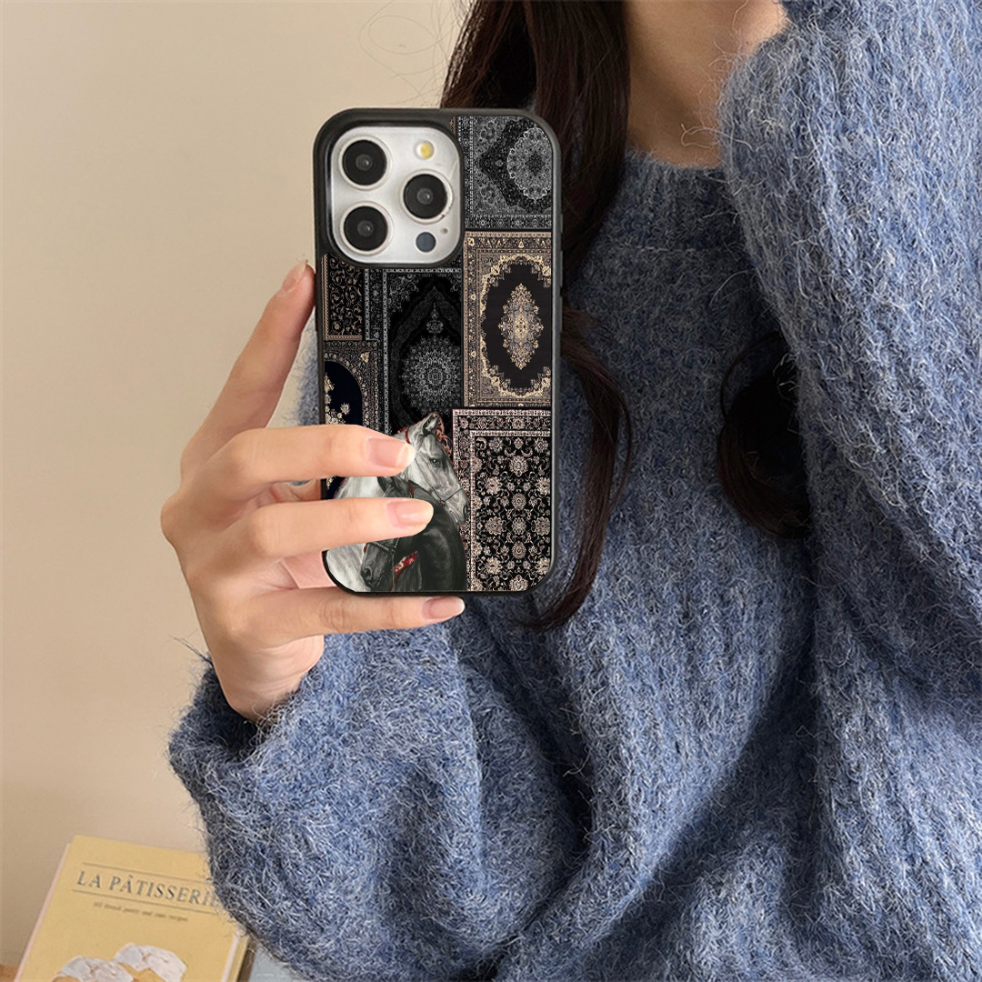 Noir Dynasty Protective Phone Case Back Cover